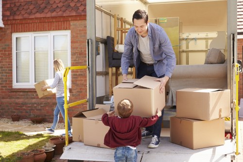 Customer raising a moving service complaint during a house removal