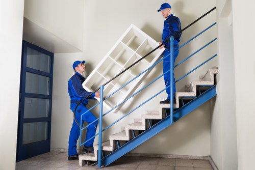 Professional moving vehicle arranged for Stockwell customers