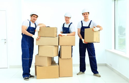Local moving truck prepared for a Stockwell relocation