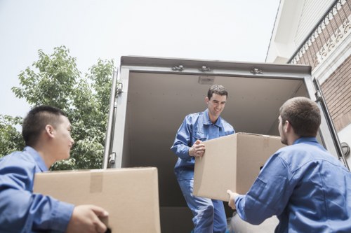 Packing and preparing office furniture for a Stockwell workplace move