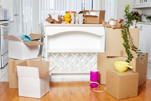 Removal service handling a flat move in South London