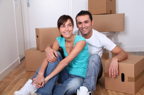 Professional packing of household items for a local relocation