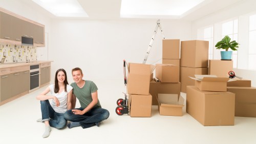 Commercial movers supporting an office relocation near Stockwell