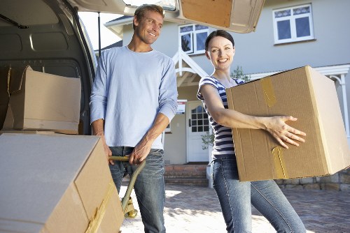 Professional movers handling flat removal services in Stockwell